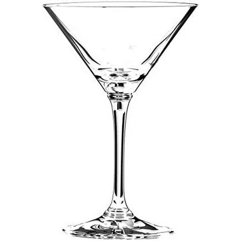 Riedel Vinum Crystal Martini Glass, Set of 4 with Bonus BigKitchen Waiter's  Corkscrew 