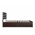 thumbnail image 6 of AFI Oxford Queen Wood Platform Bed with Headboard Footboard & 2 Storage Drawers, Espresso, 6 of 7