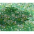 thumbnail image 4 of oneOone Viscose Chiffon Green Fabric Texture & Colorful Dots Fabric For Sewing Printed Craft Fabric By The Yard 42 Inch Wide, 4 of 4