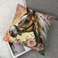 thumbnail image 7 of nygtbtfer Custom Blanket Personalized Just a Girl Loves Horses Soft Fleece Throw Blanket with Name for Gifts Sofa Bed White, 7 of 7