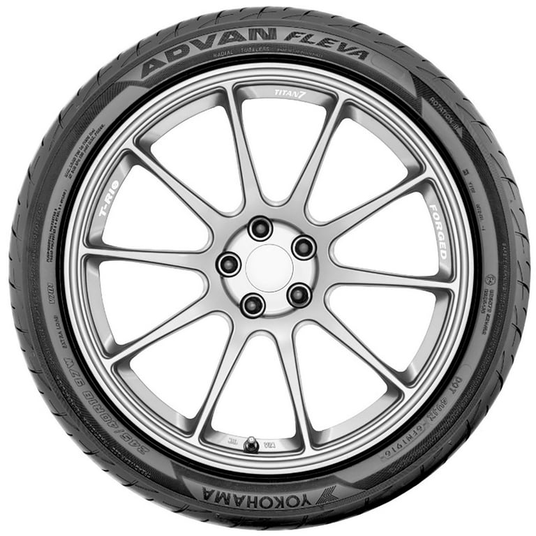 Set of 4 Yokohama Advan Fleva V701 195/45R17 85W XL Tires 