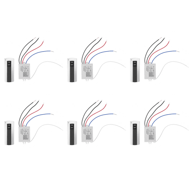 1 canal de control remoto ON/OFF 220V interruptor inalámbrico digital para lámpara de luz