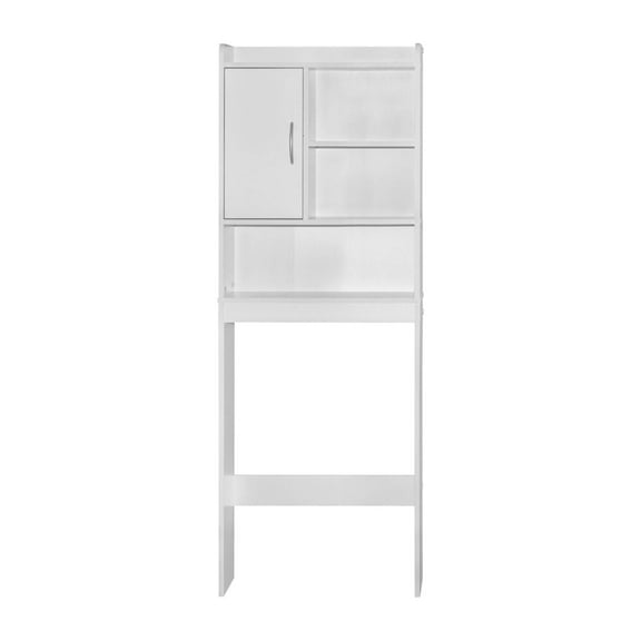Home Bathroom Indoor Ace Over-the-Toilet Storage Cabinet in White