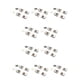 thumbnail image 1 of Scienceny 1 Juego de Clips para espejo, estilo Simple, Metal, fácil de instalar, Clip montado, suministros de vidrio, suministros para el hogar, colgador Titular cuadrado 10piezas Scienceny CBP341128, 1 of 4