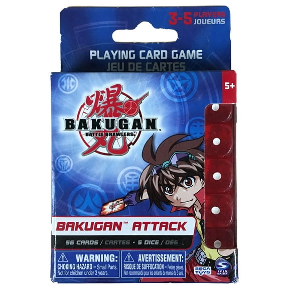 Bakugan Battle Brawlers Attack Playing Card Game