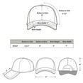 thumbnail image 6 of Plain Baseball Cap Buckle Adjustable Adjustable Solid Blank Hat POLO Style Sun Hat, 6 of 6