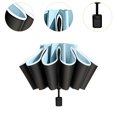 thumbnail image 6 of Milageto Folding Umbrella Personal Umbrellas Sun Protection Rainproof Travel Umbrella Blue, 6 of 8