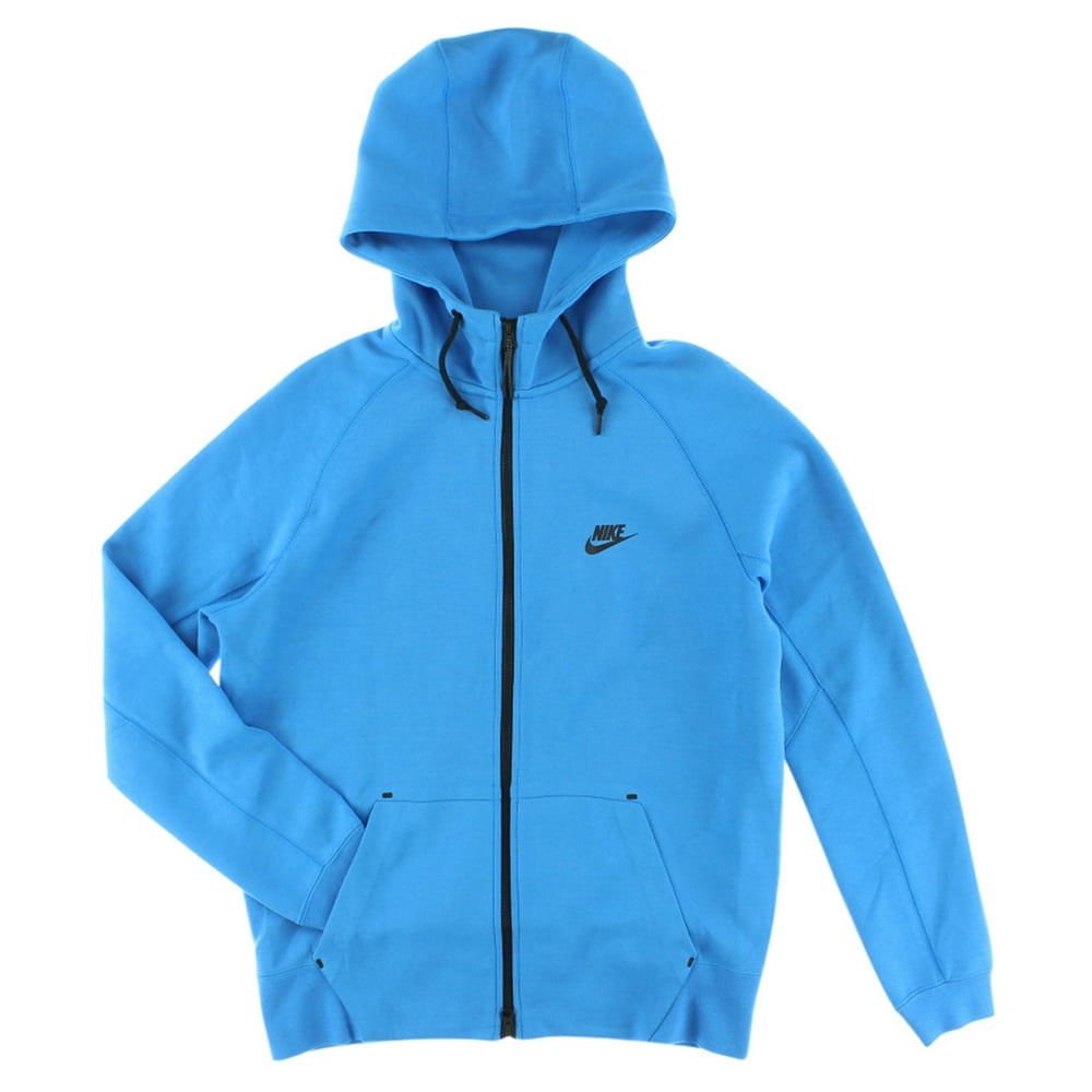 Nike Tech Fleece Blue Nike - Nike Mens Tech Fleece Full Zip Hoodie Blue - Walmart.com