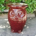 thumbnail image 1 of International Caravan Wise Old Owl Ceramic Garden Stool, 1 of 2