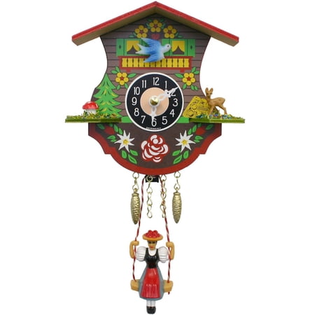 Alexander Taron 4.5 Engstler Battery-Operated Mini Wall Clock with Music and Chimes