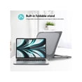 thumbnail image 4 of Coque Rigide pour MacBook Air 13,6 Pouces Modèle 2022 A2681 avec Puce M2 & Touch ID, Housse de Protection Robuste avec Support et Couverture de Clavier Transparente, 4 of 7