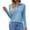 03#Sky Blue, variant on Womens Long Sleeve Polo Shirts Collared Button Down Tops Soft Lightweight Business Casual and Office Wear 2026 Light Gray M
