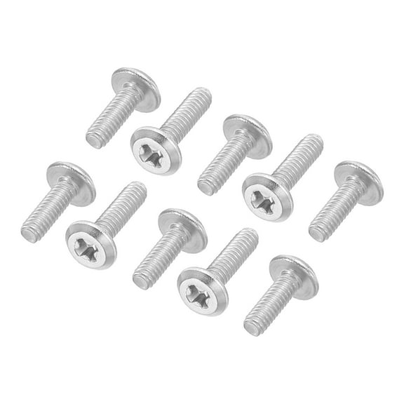 Uxcell Round Head Phillips Screws, 60 Pack M2-0.4 x 6mm 304 Stainless Steel 18-8 Full Thread