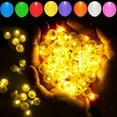thumbnail image 1 of 50PCS Yellow LED Balloon Light, Tiny Led Lights Round Led Ball Lamp for Balloons Birthday Party, 1 of 5
