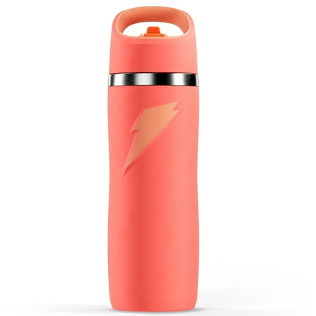 Gatorade 'Overtime' 22oz Stainless Steel Water Bottle, Straw Cap, Coral
