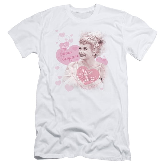 I Love Lucy Show Stopper S/S Adult 30/1 T-Shirt White