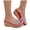 Red, variant on Women's Elegant Pearl Cork Wedge Sandals Slip On Platform Slide Mules Comfortable Open Toe Glitter Party Shoes Black Size 6