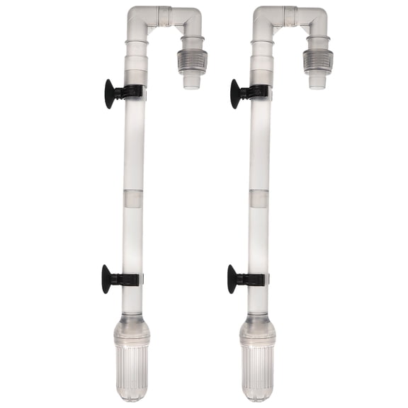 Milisten 2Pcs Aquarium Filter Tube Kit Light Grey Plastic Inlet Tubing for External Fish Tank Canister Filters