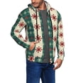 thumbnail image 3 of Zip Up Hoodies for Men - Christmas Snowflakes Plaid Long Sleeve Comfrt Men'S Fashion Hoodies & Sweatshirts, Jackets for Men Hoodies Pullover Clothing Clothes with Pouch, 3 of 5