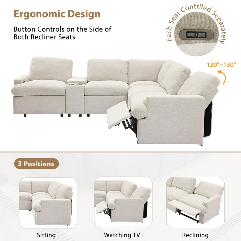Power recliner corner sofa new arrivals