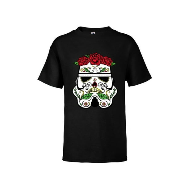 Star Wars Stormtrooper Roses Sugar Skull - Short Sleeve T-Shirt for ...