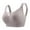 Grey, variant on Women's Non-Wired Full Cup Padded Bra Breathable Seamless Bustier