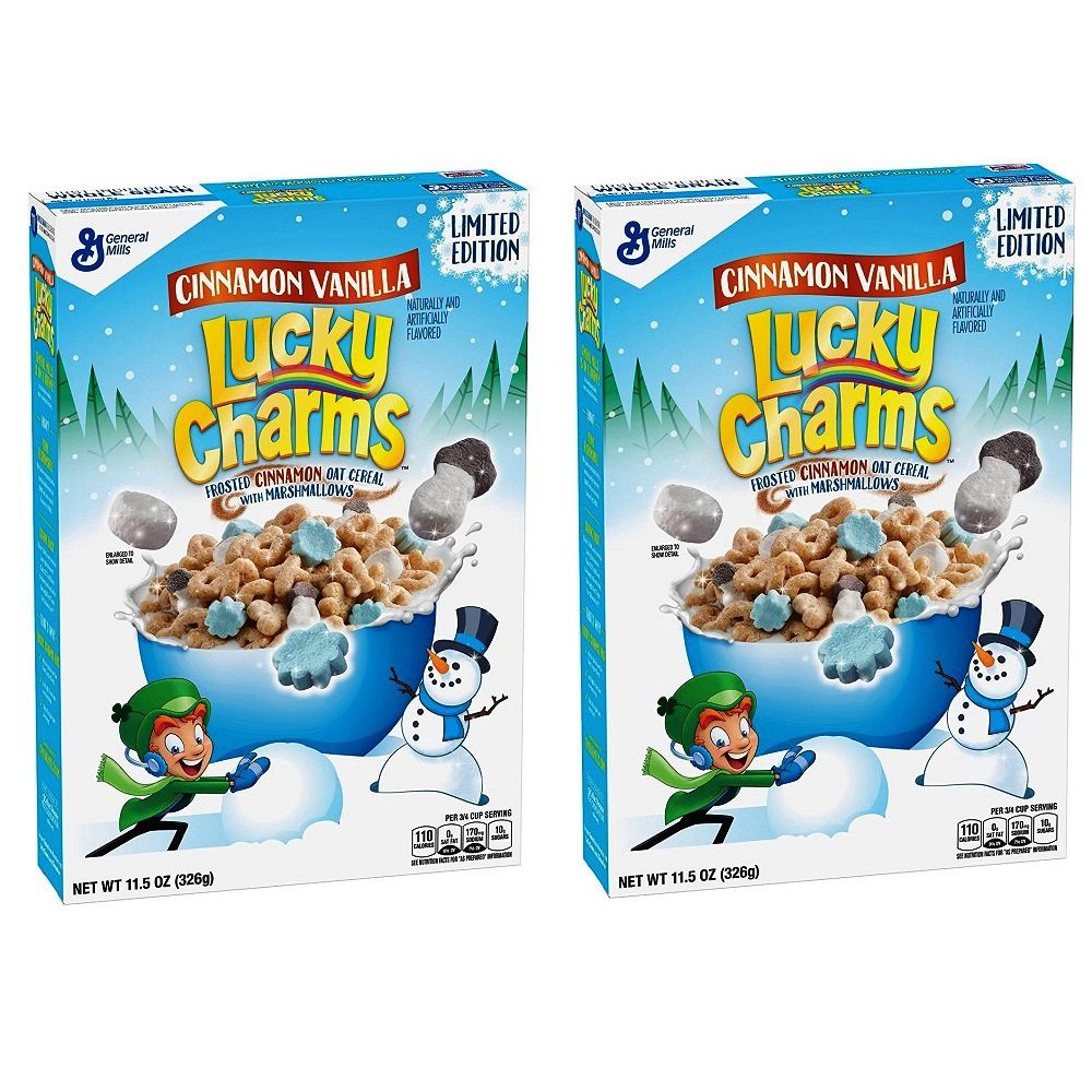 Lucky Charms Cinnamon Vanilla Breakfast Cereal by General Mills 11.5