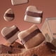 thumbnail image 3 of 6pcs Chocolate Biscuit Powder Puff Non-Absorbent Makeup Blender Sponge for Dry/Wet Makeup Application, 3 of 5