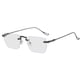 thumbnail image 2 of Gafas jinwen Anti Luz Azul para Pantallas de Computadora Marco gris oscuro, 2 of 8