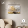 thumbnail image 5 of Tree of Golden Leaves Canvas Colorful Tree Art by Art Remedy, Gallery Wrapped, 30" x 20", 5 of 7