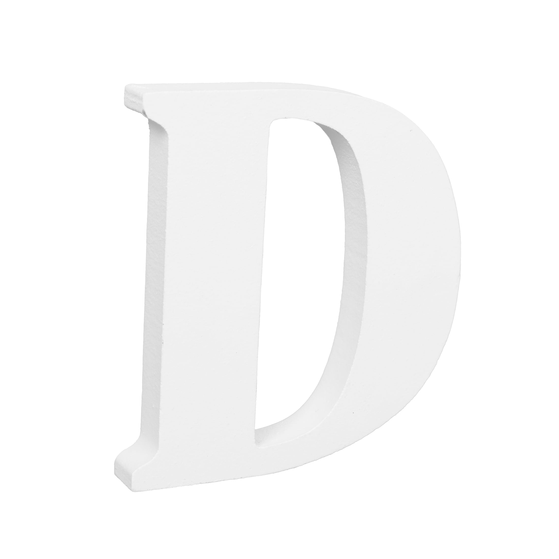 (3 pack) Cousin DIY 3" White Wood Letter "D"