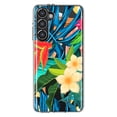 thumbnail image 1 of MUNDAZE Samsung Galaxy S23 Plus Shockproof Clear Hybrid Protective Phone Case Blue Monstera Pothos Tropical Floral Flowers Cover, 1 of 5
