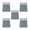 Blue gray, variant on 5 Pcs Clear Sticking Note Waterproof Memos Pad Macaroon Color Notepads Adhesive Sticking Pad for Workers