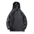 thumbnail image 3 of WRKEKC Veste Tactique à Capuche pour Hommes, Résistante à l'Eau de Qualité Militaire, Multi-Poches, Doublée en Polaire, Manteau Utilitaire pour la Chasse et la Randonnée en Plein Air, Chaud, 3 of 5