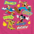thumbnail image 3 of Disney - Mickey Mouse & Friends Skater Crew - Toddler & Youth Girls Short Sleeve Graphic T-Shirt, 3 of 5