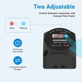 thumbnail image 2 of DEWINNER 12V 140Amp Dual Battery Isolator Manual/Auto Modes VSR-Voltage Sensitive Relay, with LED Screen, Voltage Display, Designed for ATV, UTV, Boat, RV, Camper 5 Wheel Off-Road Vehicle, 2 of 8