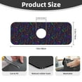 thumbnail image 2 of Vsdgher Chemistry Science Kitchen Sink Splash Guard Faucet Mat -1 PC Super Absorbent Fast Drying Mat Sink Gadgets-Splash, Bathroom,Sink Mat,(15" X 5.5" ), 2 of 7