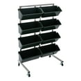 thumbnail image 6 of ToppiJoy 4-Tier Freestanding Vertical Raised Garden Bed Vegetable Planter with Lockable Wheels Vertical Garden Planter Outdoor with 8 Buckets, Patio Balcony Garden Bed Holder Dark Green, 6 of 24