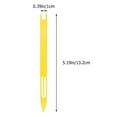 thumbnail image 6 of SEWOART Yellow Plastic Netting Shuttles for Fishing Net Repair 40Pcs, 6 of 6