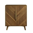 thumbnail image 6 of Art Leon 2-Door Console Cabinet Rustic Kitchen Table Wood Frame Sideboard, Brown, 6 of 6