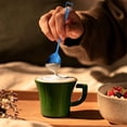 thumbnail image 3 of Heart Shaped Stainless Steel Coffee Spoon for Home Kitchen, Long Handle Dessert Spoon for Ice Cream and Latte, Cute Tea Utensil for Afternoon Party, 1 Piece, 3 of 7