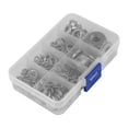 thumbnail image 2 of Akozon Flat Washer And Lock Washer Assortment Set, Stainless Steel Flat Washer Spring Washer, For Home Use Repair Shop Use, 2 of 8