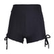 thumbnail image 1 of Pantalones cortos deportivos atléticos elásticos de cinturo para mujer, ideales para entrenamiento de yoga, gimnasio, ejercicio, , trotar, Negro XL, 1 of 7