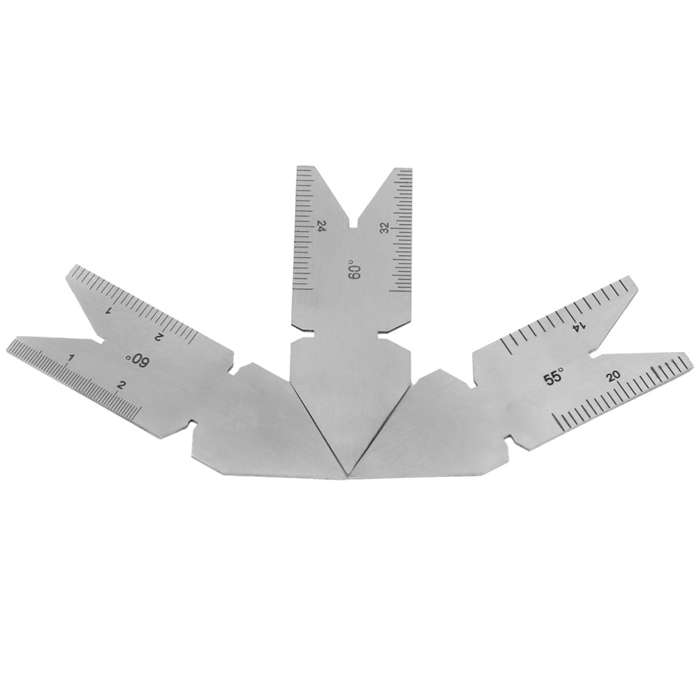 Mgaxyff Stainless Steel Center Gauge, Pitch Gauge, For Cutting Screw