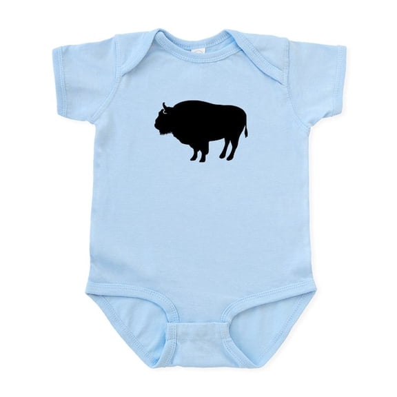CafePress - Bison Buffalo Infant Bodysuit - Baby Light Bodysuit, Size Newborn - 24 Months