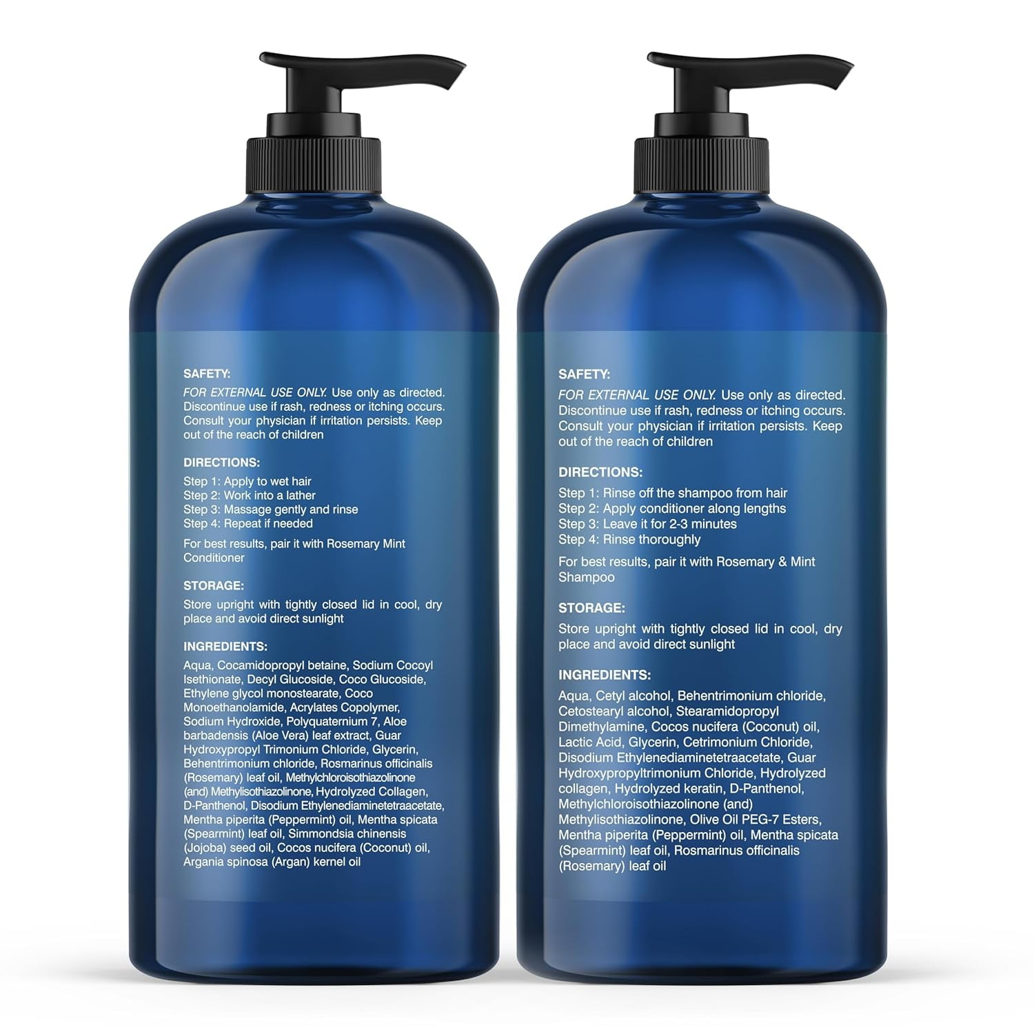 Botanic Hearth Rosemary Mint Shampoo and Conditioner Set