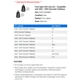 thumbnail image 2 of Front Upper Ball Joint Set - Compatible with 2002 - 2009 Chevy Trailblazer 2003 2004 2005 2006 2007 2008, 2 of 2