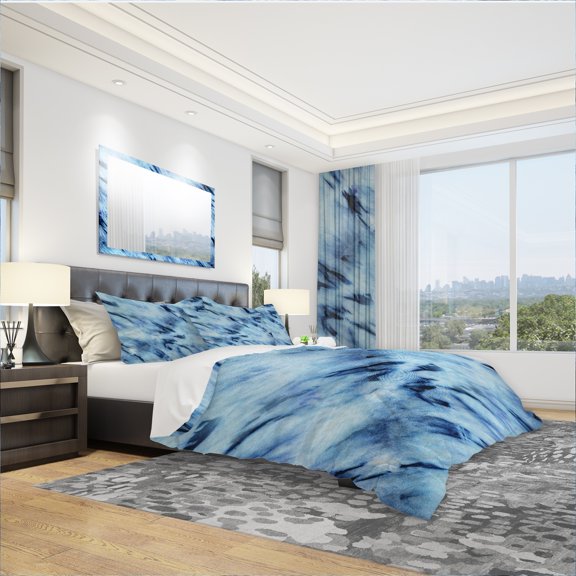 Designart 'Tie Dye' Modern & Contemporary Duvet Cover Set