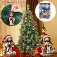 thumbnail image 4 of 2D Acrylic Ornament Set Christmas Countdown Calendar Double Sided Printed Holiday Decor for Tree Decorating Kids Favorite Toy Indoor Outdoor Use, 4 of 8