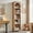 Natural, variant on SinCiDo Tall Arched Bookcase, 5-Tier Large Bookshelf with Open Display Shelves for Living Room, Natural